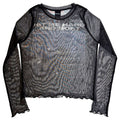 Billie Eilish HMHAS Tracklist Mesh Crop Top product image 1