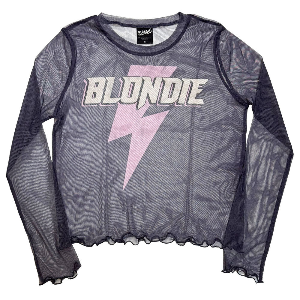 Blondie Lightning Strike Mesh Crop Top product image 1