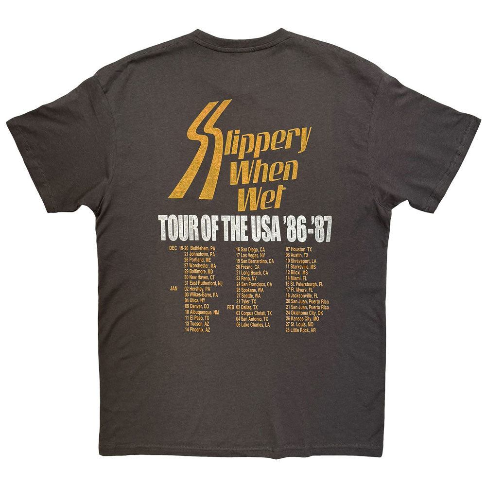 Bon Jovi Slippery When Wet Tour 86-87 T Shirt product image 2