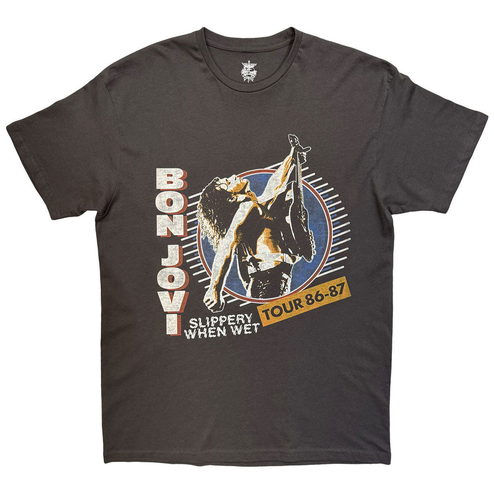 Bon Jovi Slippery When Wet Tour 86-87 T Shirt product image 1