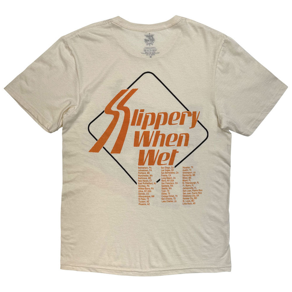 Bon Jovi Slippery When Wet Tour 86-87 T Shirt product image 2