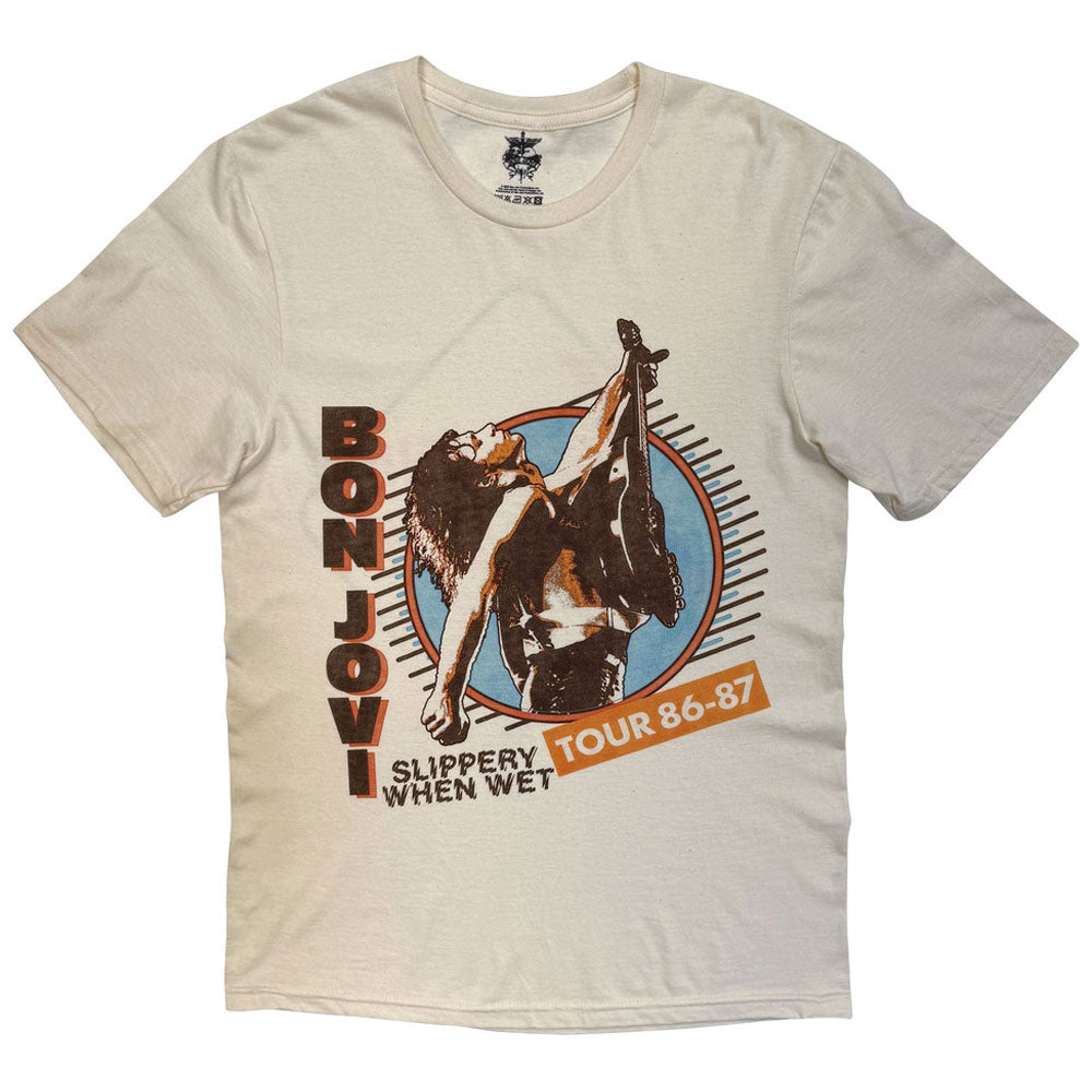 Bon Jovi Slippery When Wet Tour 86-87 T Shirt product image 1