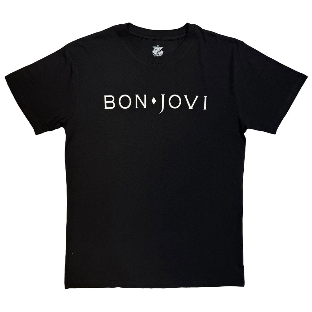 Bon Jovi Band Logo Mono T Shirt product image 1