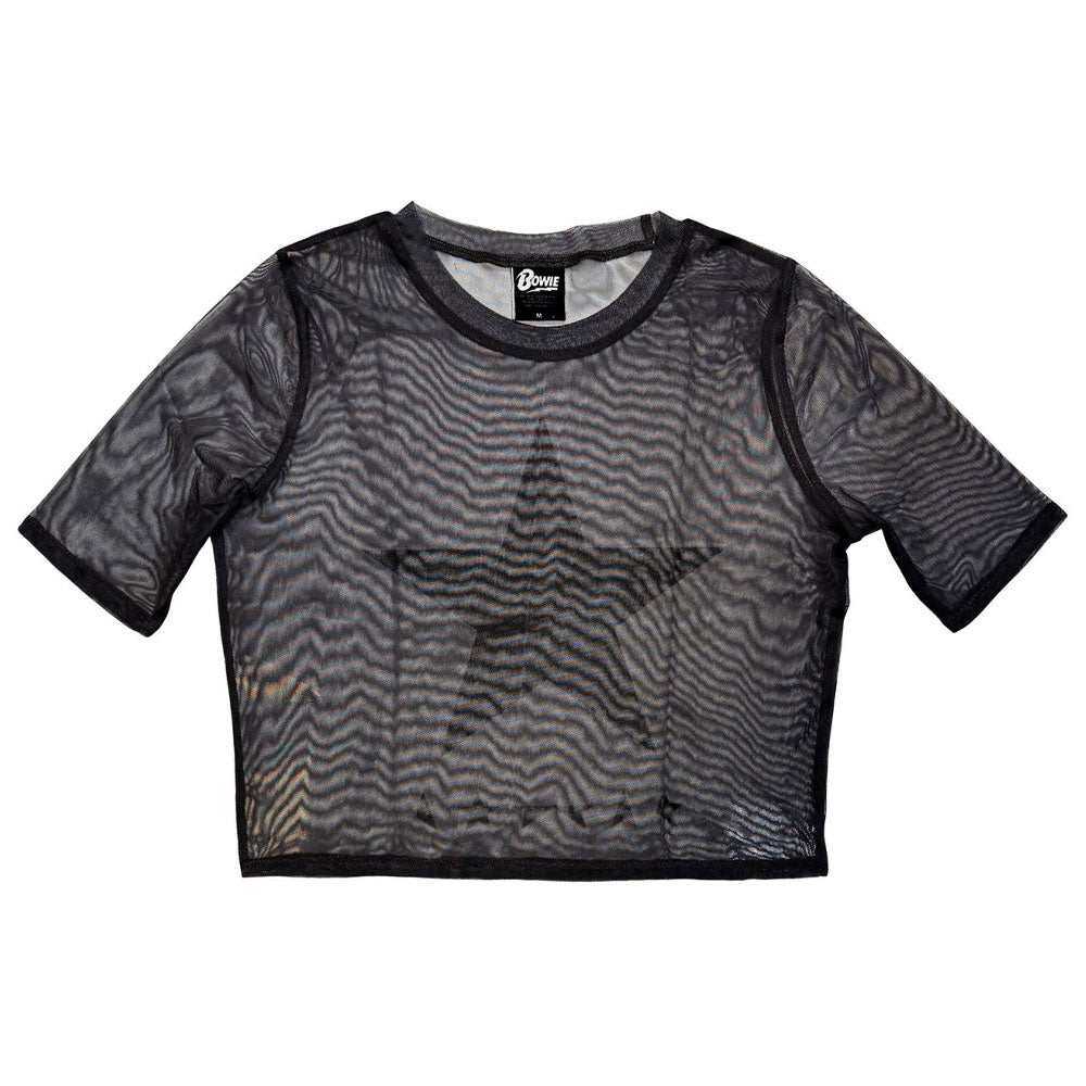 David Bowie Blackstar Mesh Crop Top product image 1