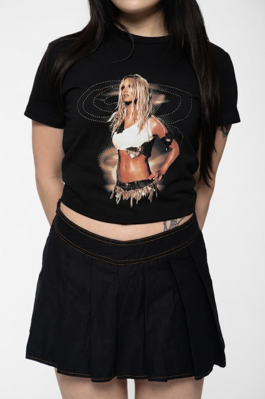 Britney Spears Portrait Spiral Crop Top product image 3
