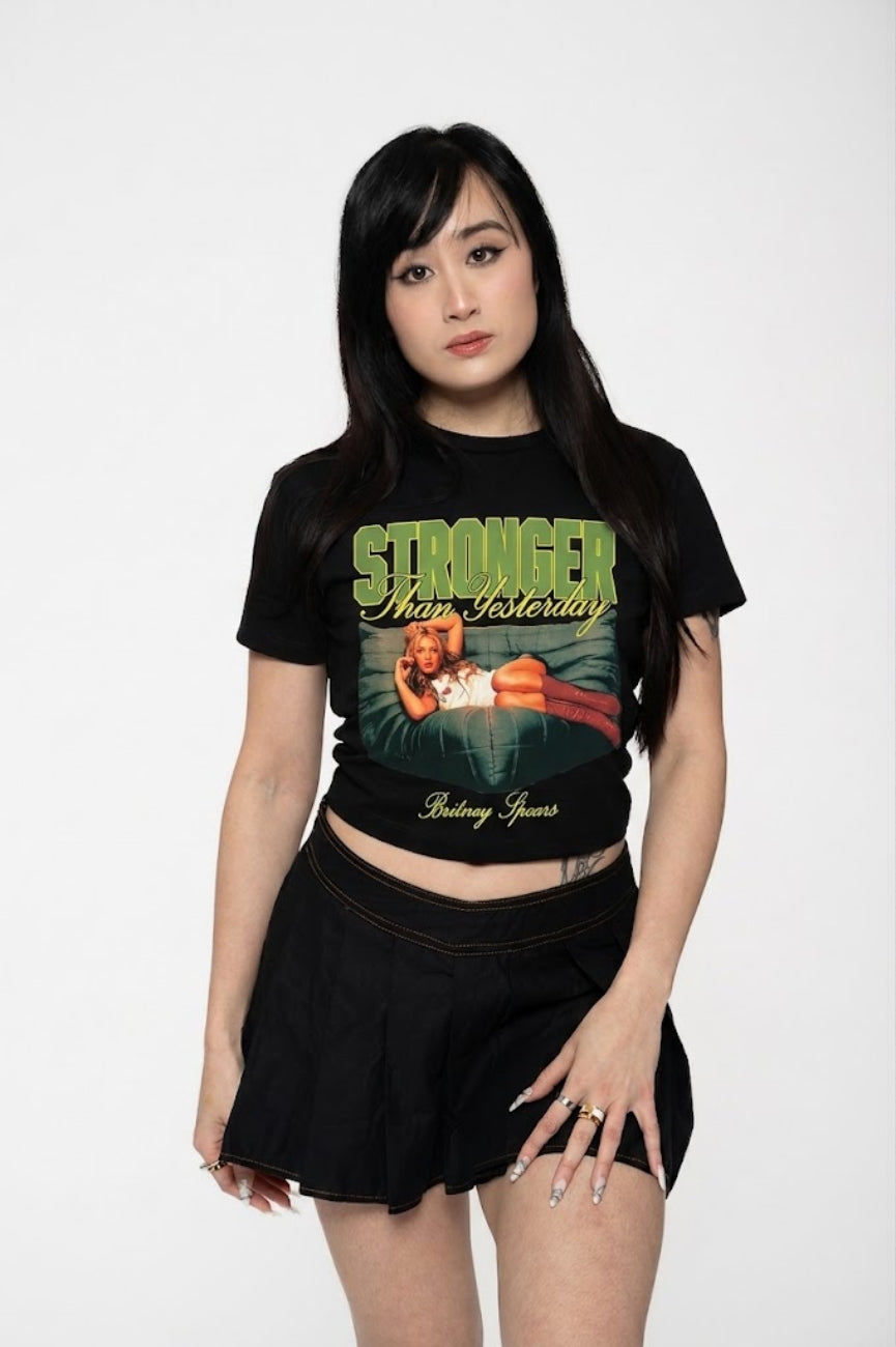 Britney Spears Stronger Than Yesterday Crop Top product image 1