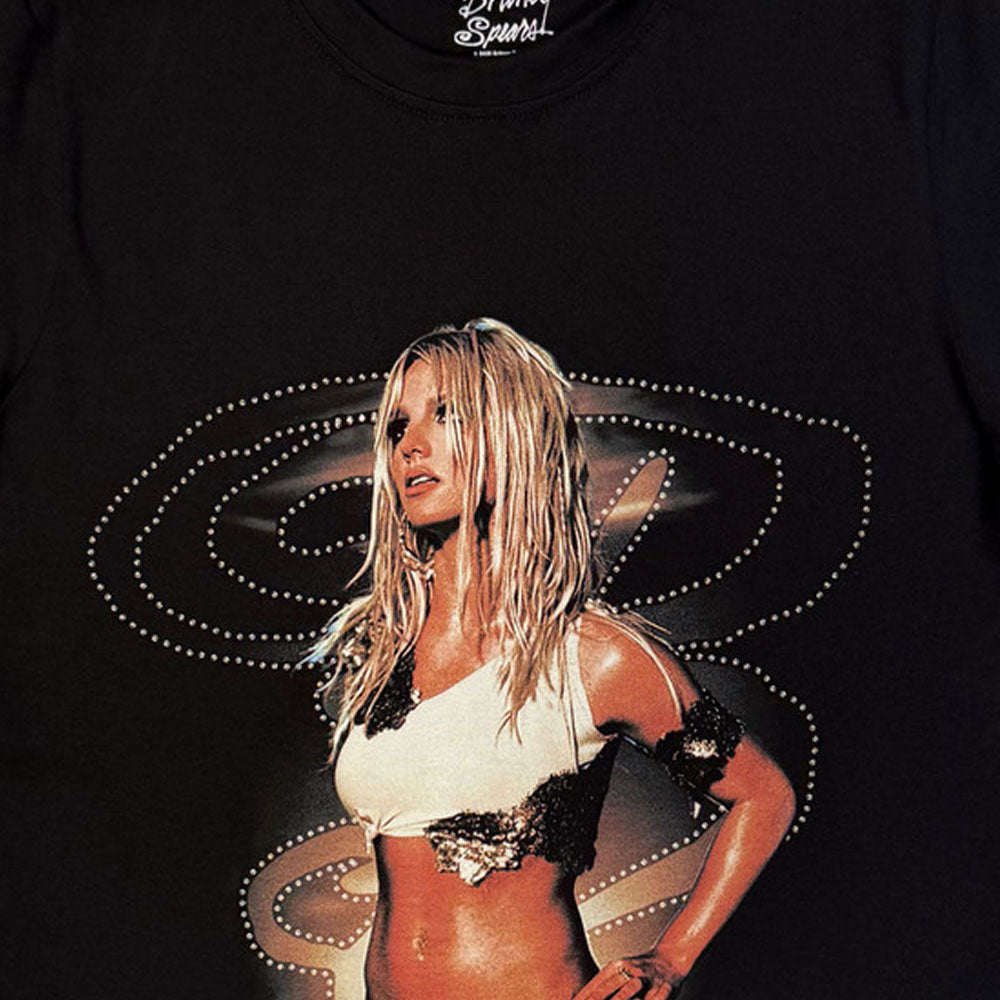 Britney Spears Portrait Spiral Womens T Shirt product image 2