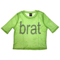 Charli XCX Brat Logo Mesh Crop Top product image 1
