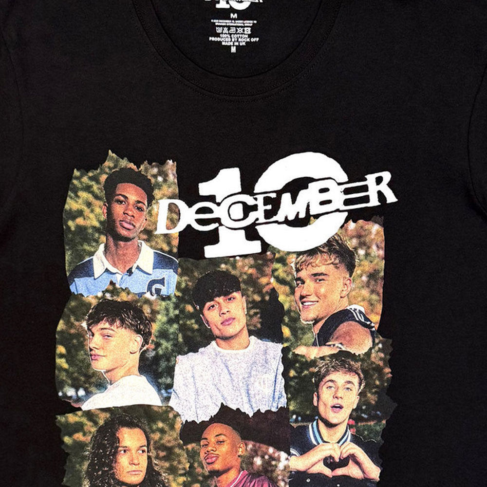 December 10 Ripped Frame Band Logo Skinny Fit T Shirt product image 2