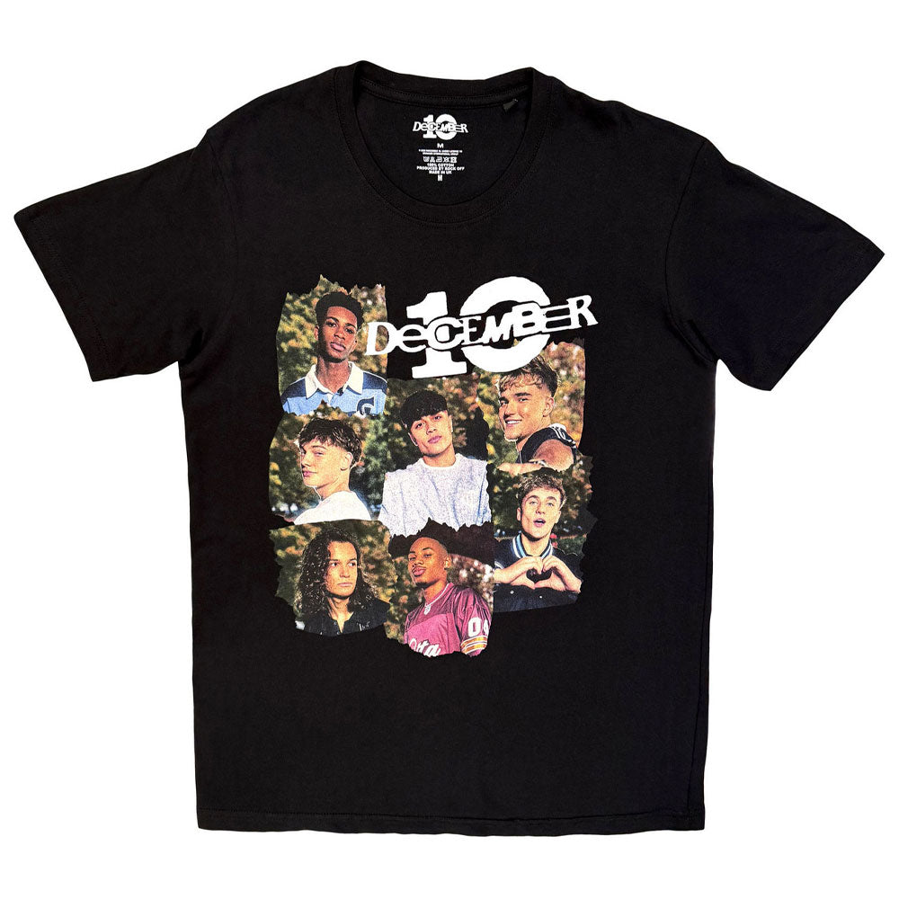 December 10 Ripped Frame Band Logo Skinny Fit T Shirt product image 1