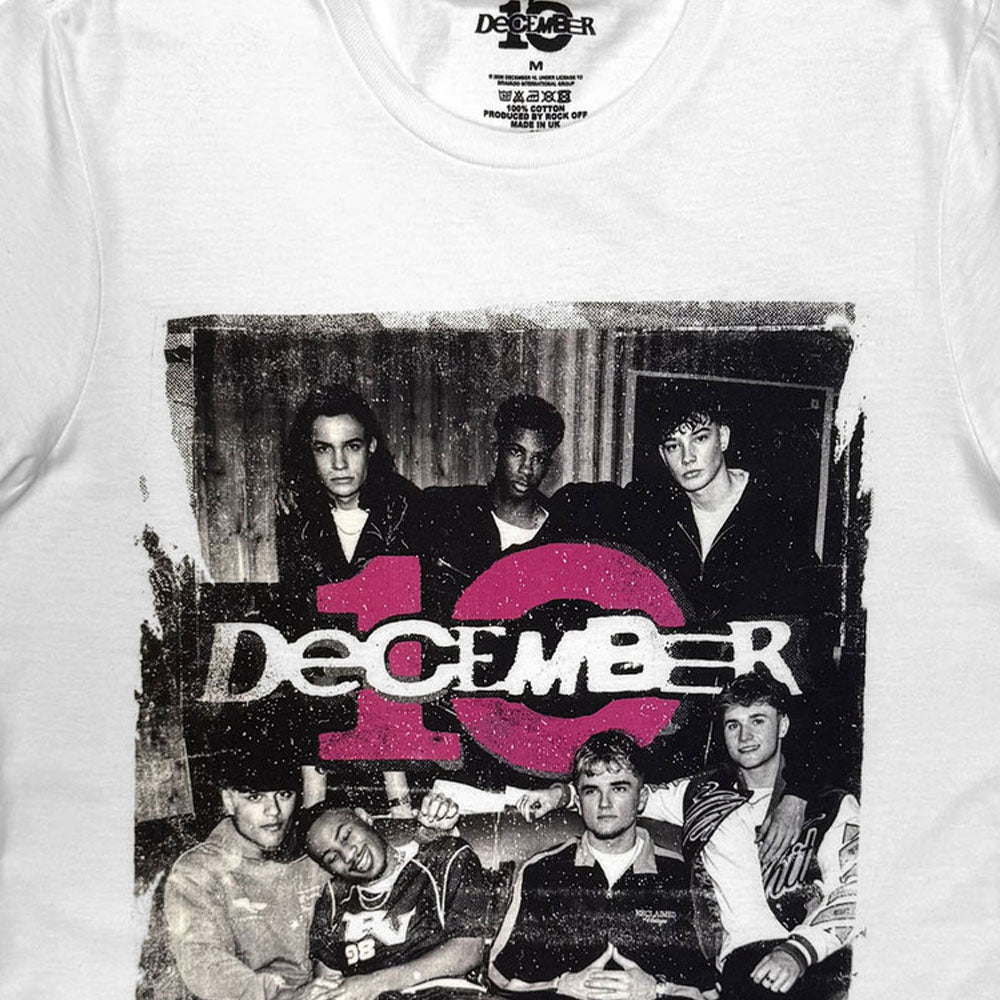 December 10 Torn Band Logo Skinny Fit T Shirt product image 2