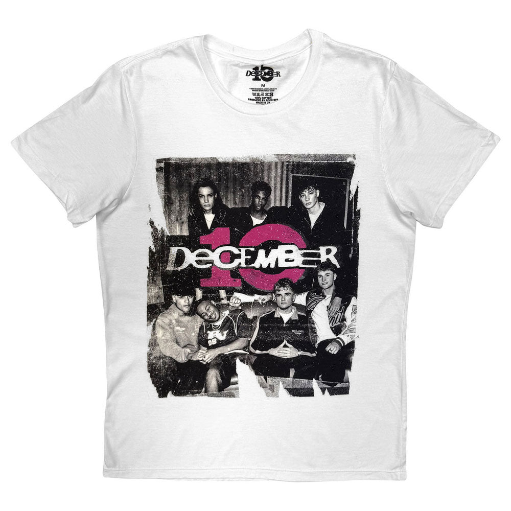 December 10 Torn Band Logo Skinny Fit T Shirt product image 1