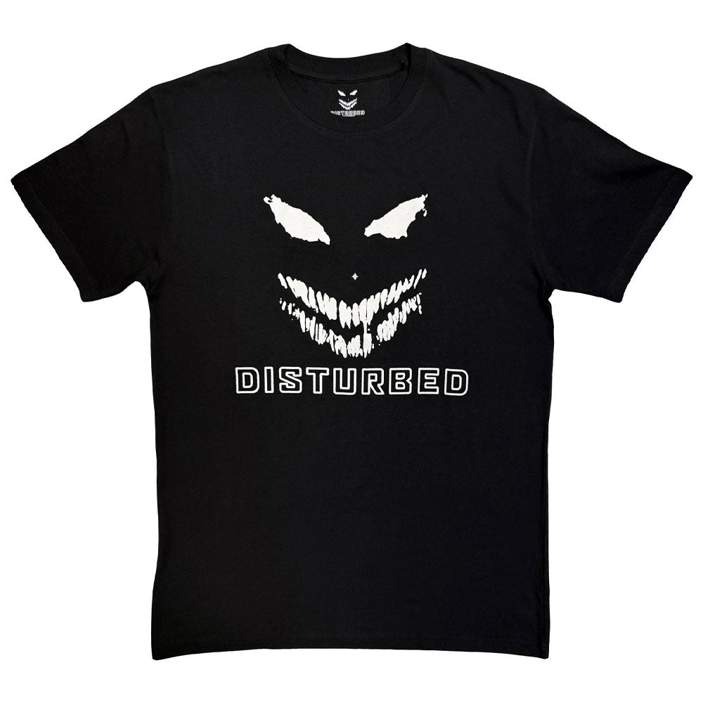 Disturbed Band Logo Mono T Shirt product image 1