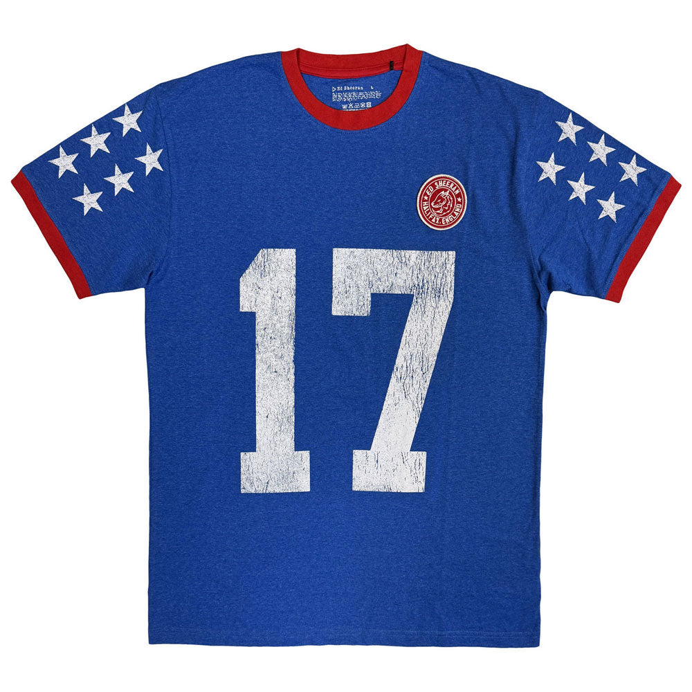 Ed Sheeran Play 17 Ringer T Shirt product image 1