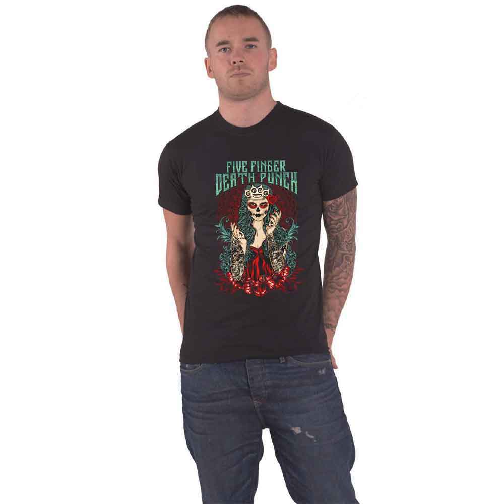 Five Finger Death Punch Lady Muerta T Shirt product image 1