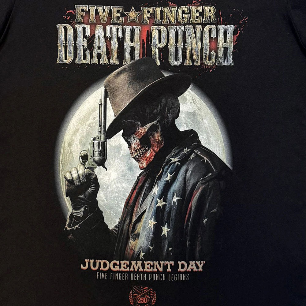 Five Finger Death Punch Judgement Day Moon T Shirt product image 2