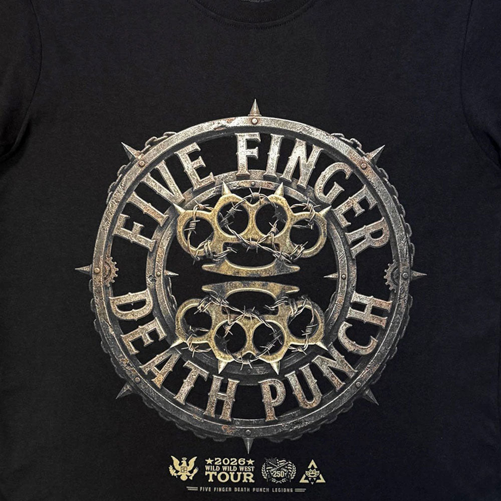 Five Finger Death Punch Knuckles Emblem T Shirt product image 2