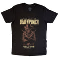 Five Finger Death Punch Crossed Pistols Shadow T Shirt product image 1
