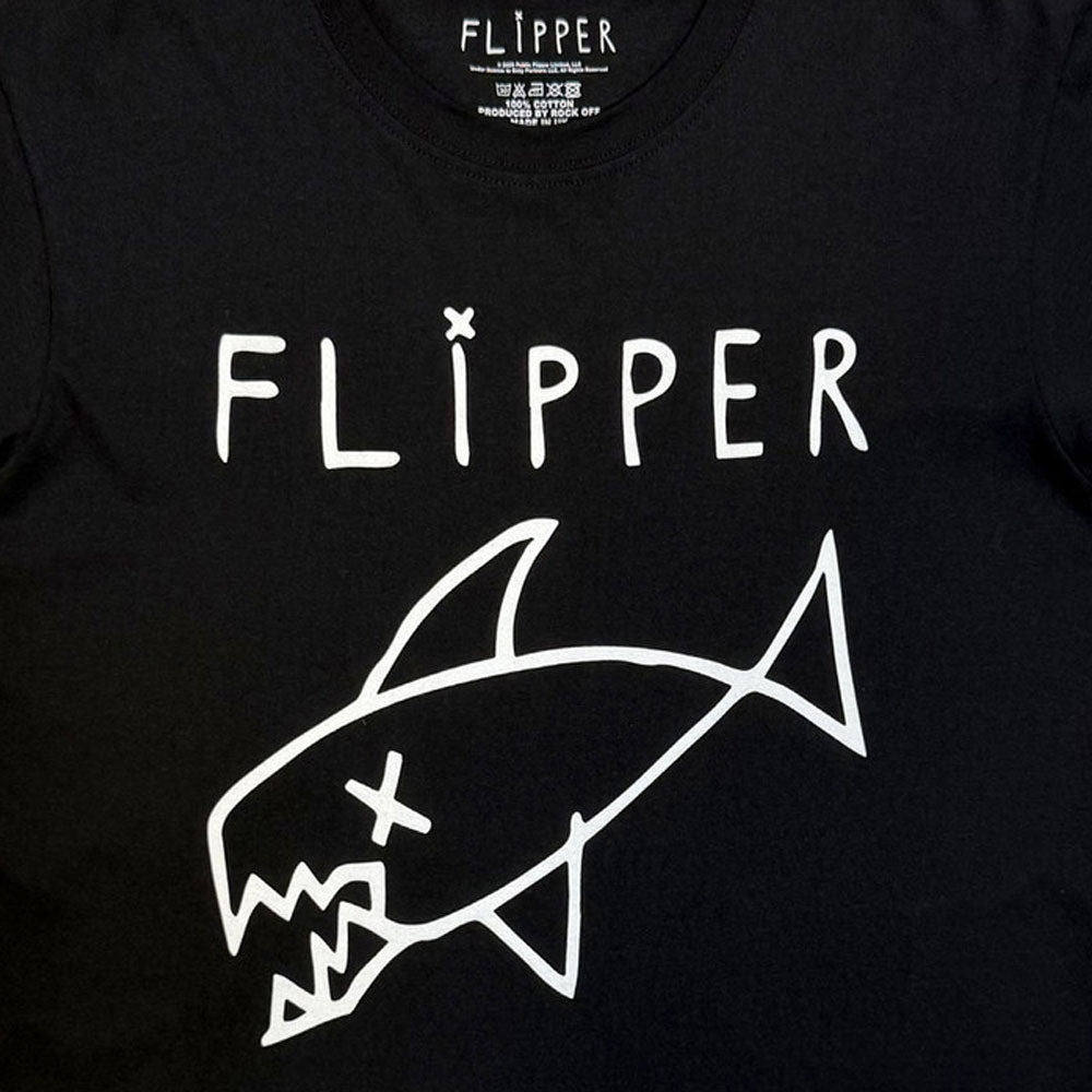 Flipper Long Fish Band Logo T Shirt product image 2
