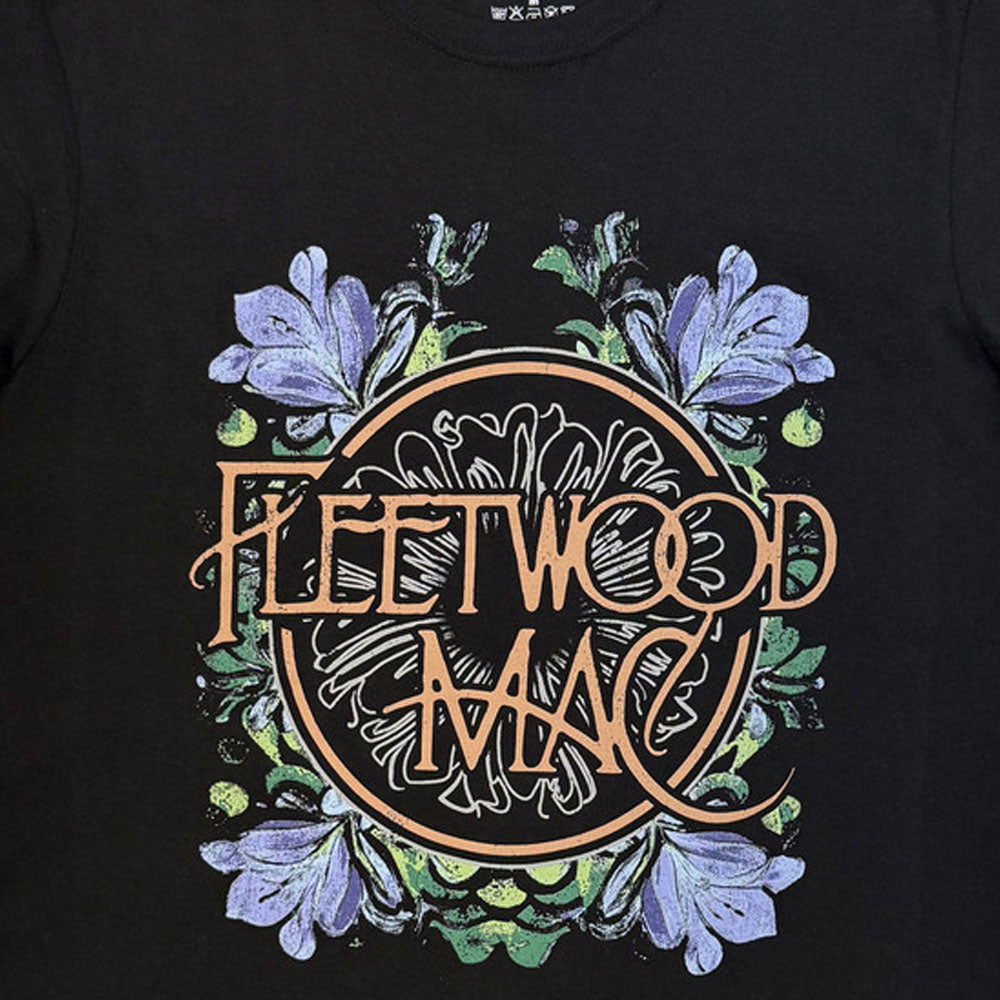 Fleetwood Mac Circle Floral Premium Carbon T Shirt product image 2