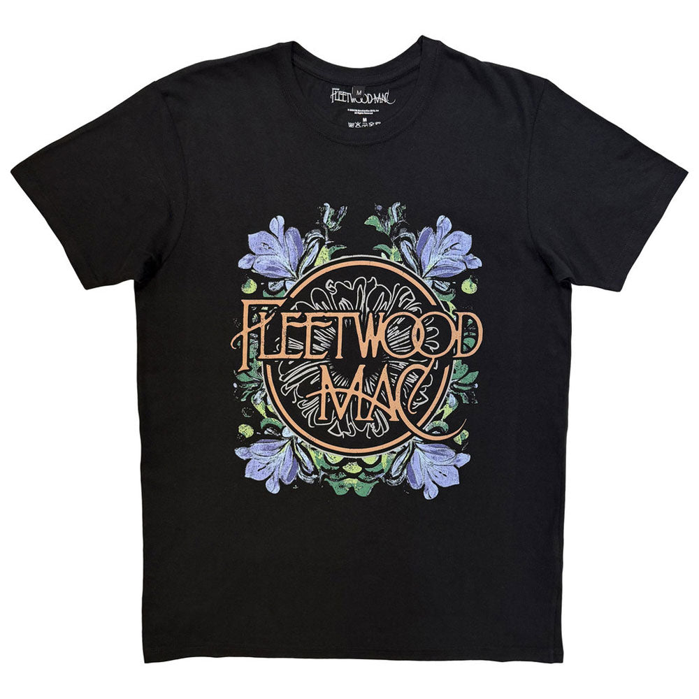 Fleetwood Mac Circle Floral Premium Carbon T Shirt product image 1
