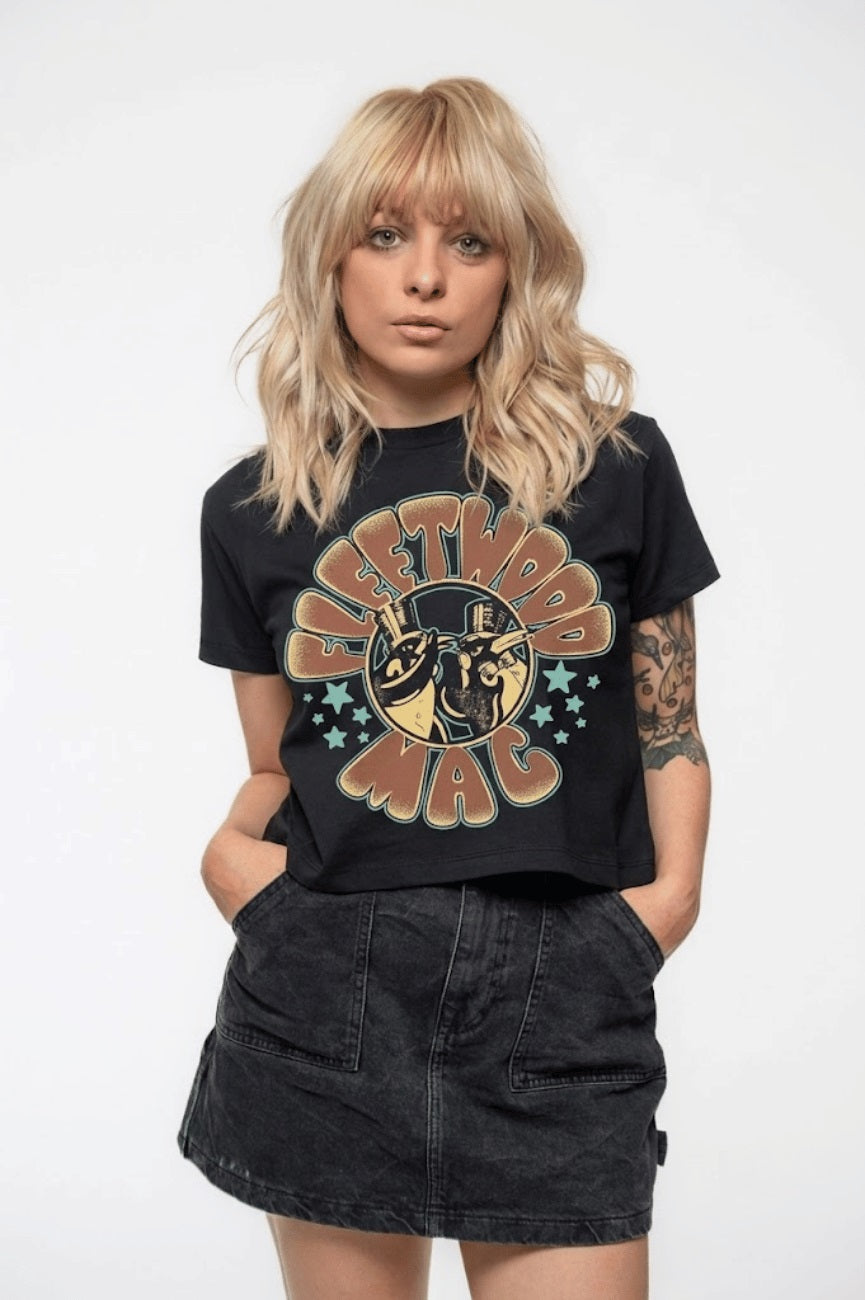 Fleetwood Mac Stars And Penguins Crop Top product image 1