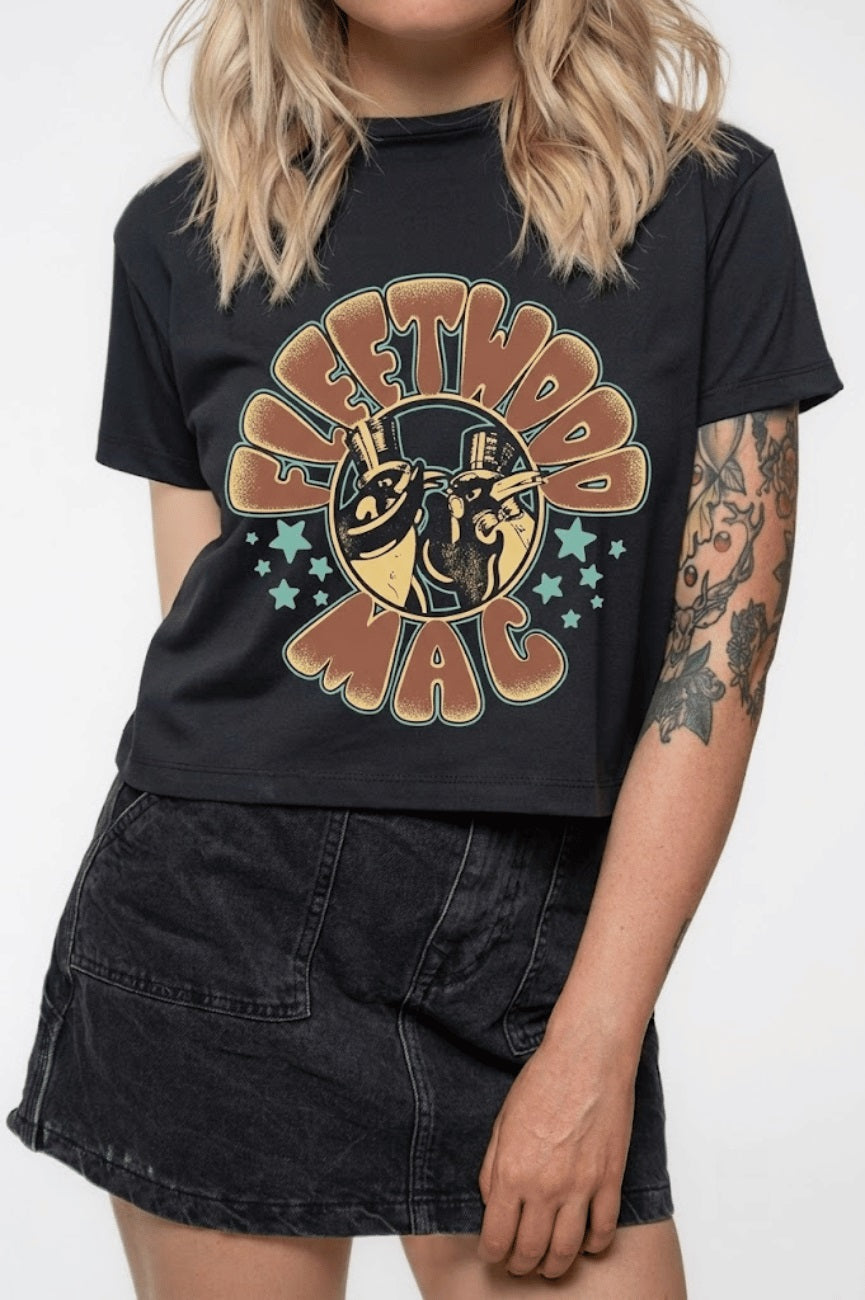 Fleetwood Mac Stars And Penguins Crop Top product image 3