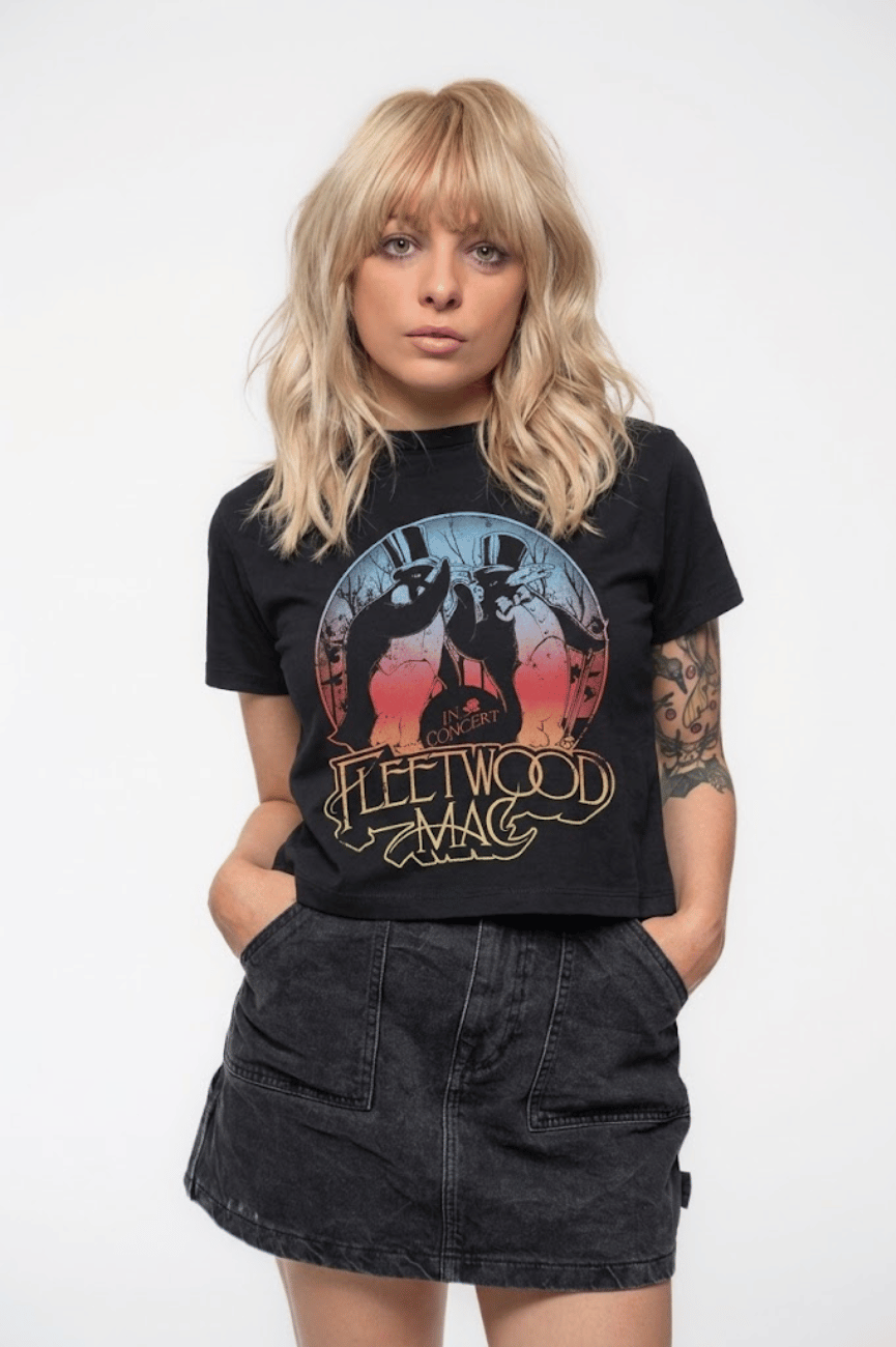 Fleetwood Mac Gradient Penguins Crop Top product image 1