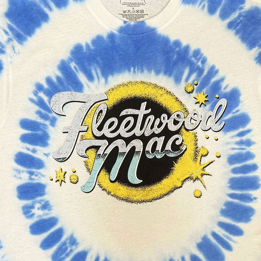 Fleetwood Mac Band Logo Spiral Dye Wash T Shirt product image 2