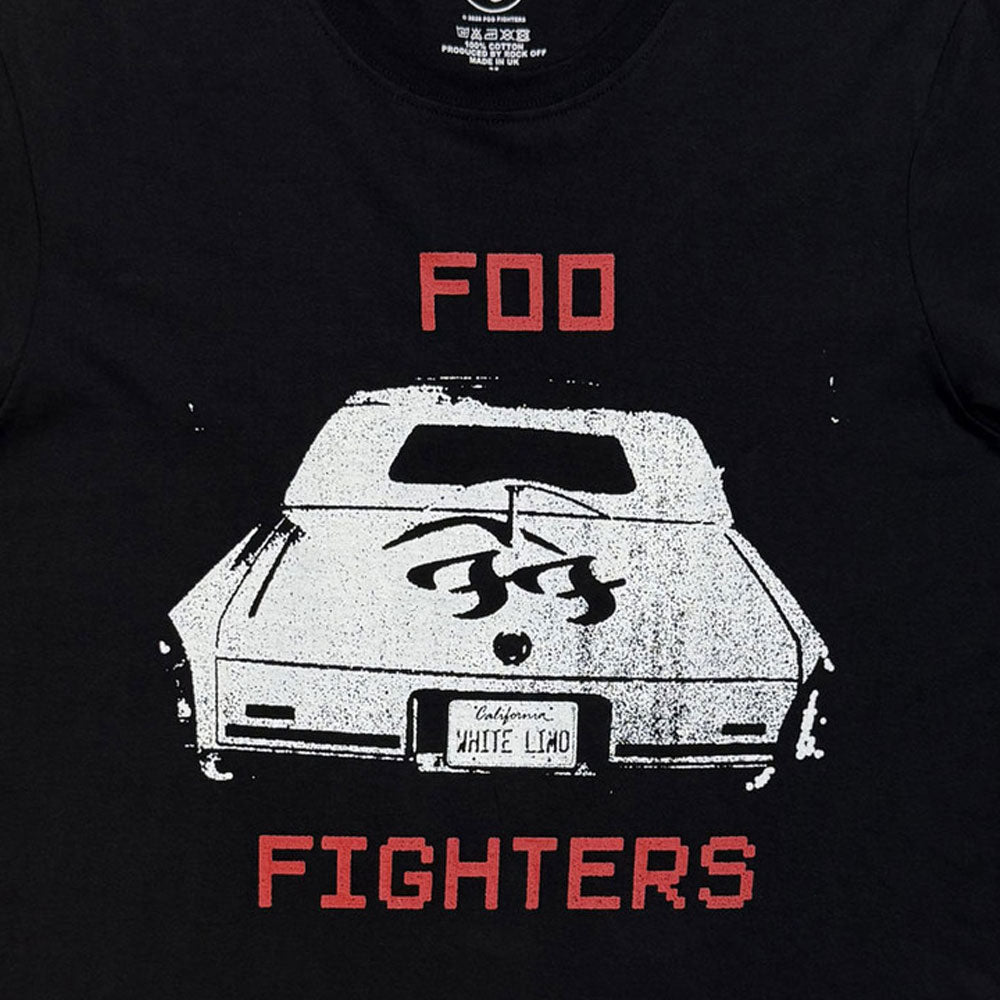 Foo Fighters White Limo Band Logo T Shirt product image 2