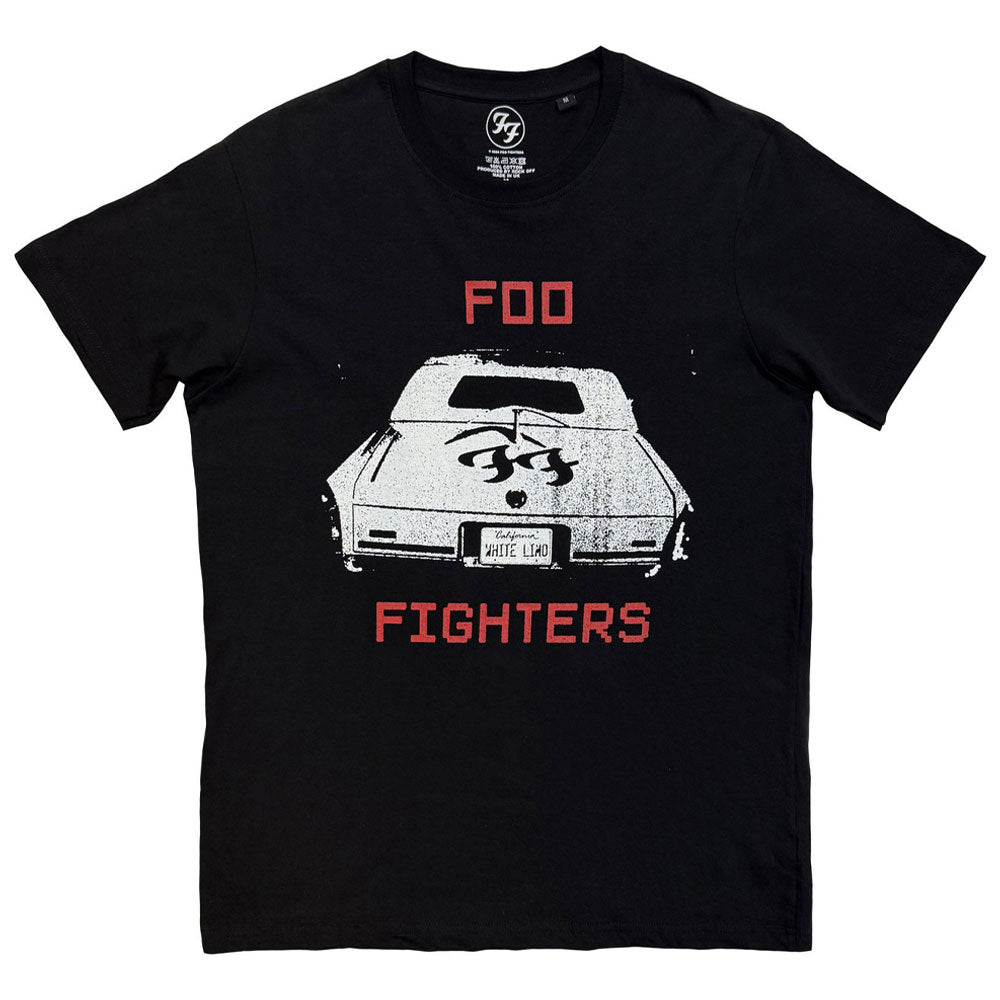 Foo Fighters White Limo Band Logo T Shirt product image 1