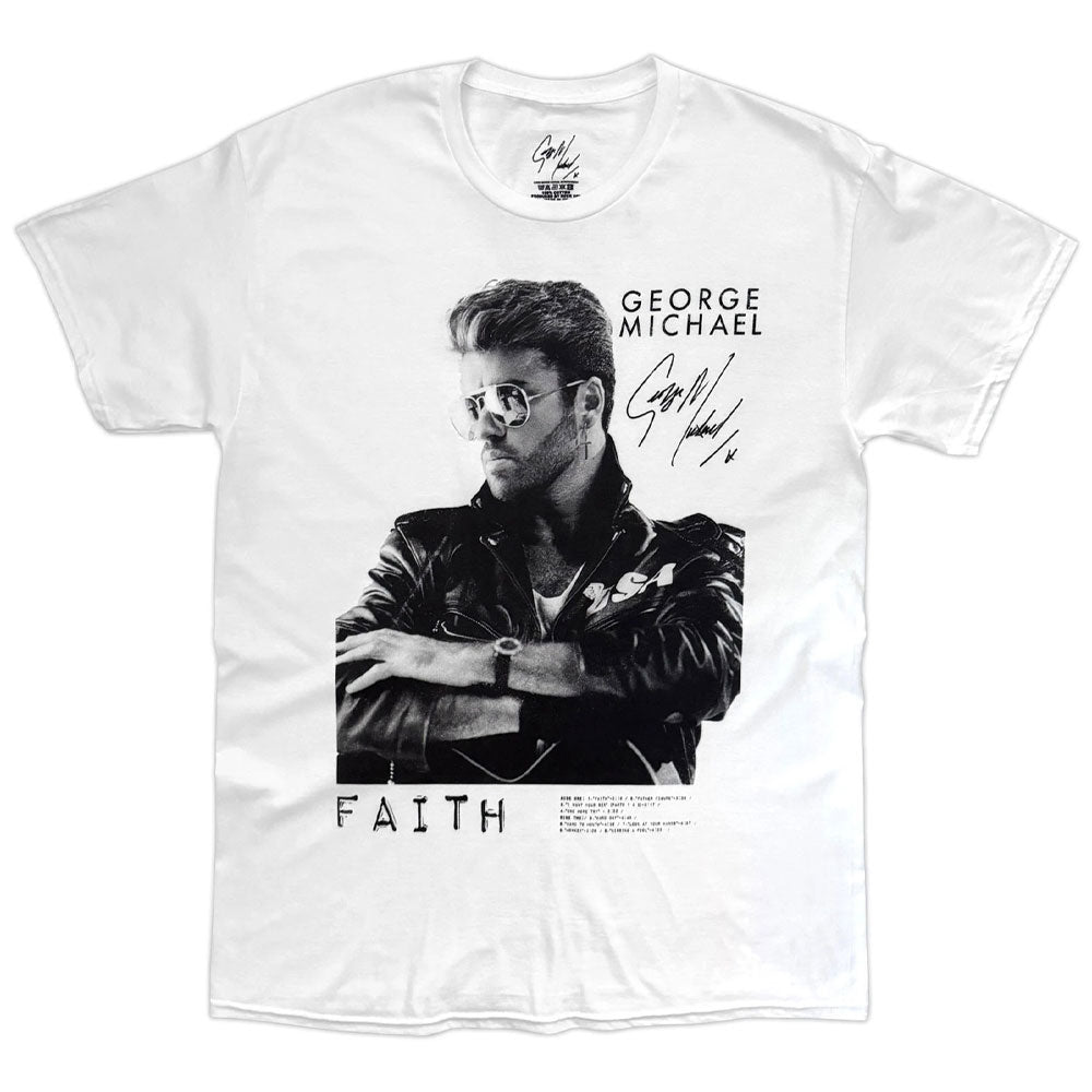 George Michael Faith Tracklist T Shirt product image 1