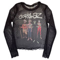 Gorillaz The Mountain Group Mesh Crop Top product image 1