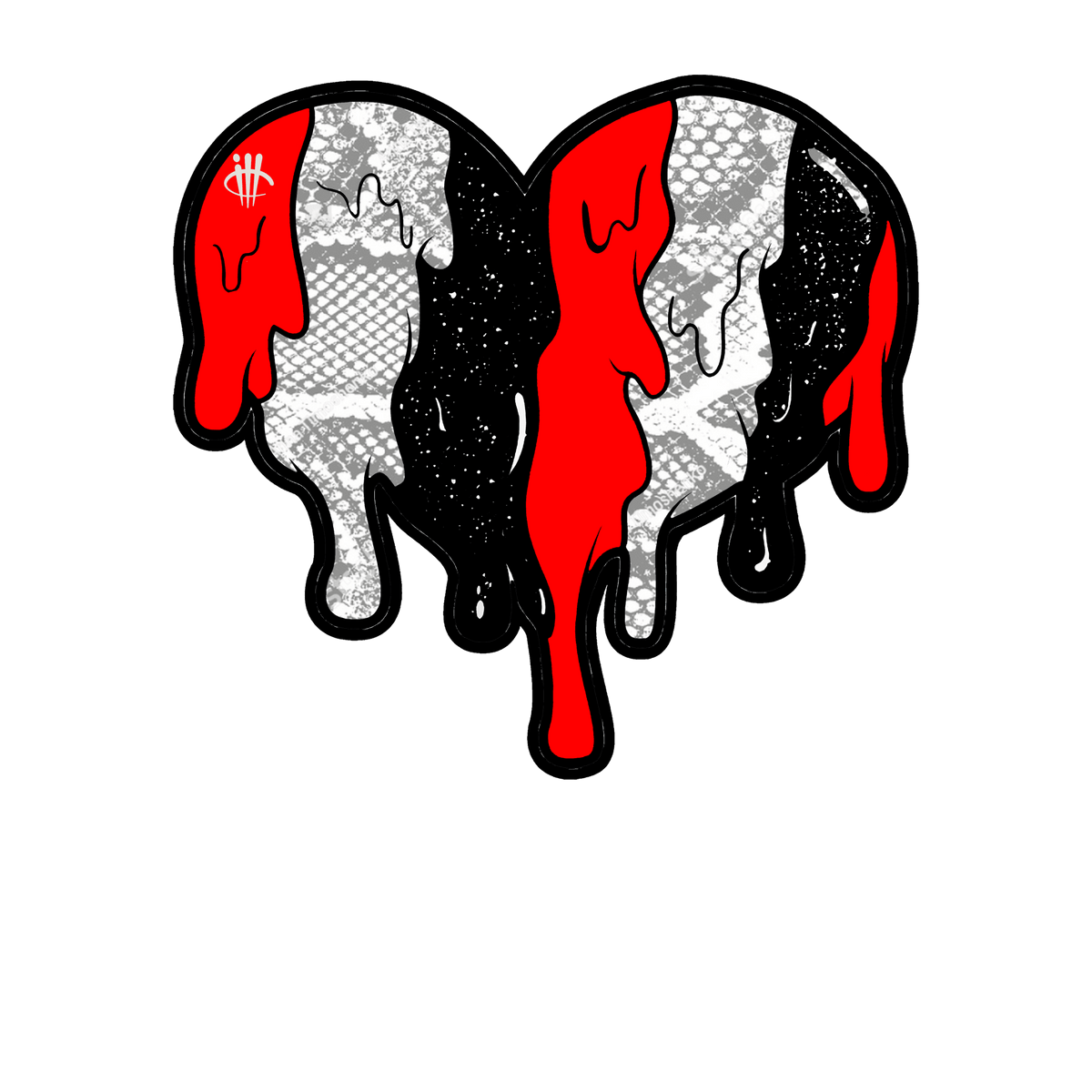 Air Jordan 2 “Python” | illcurrency White T-Shirt (Heart) product image 1