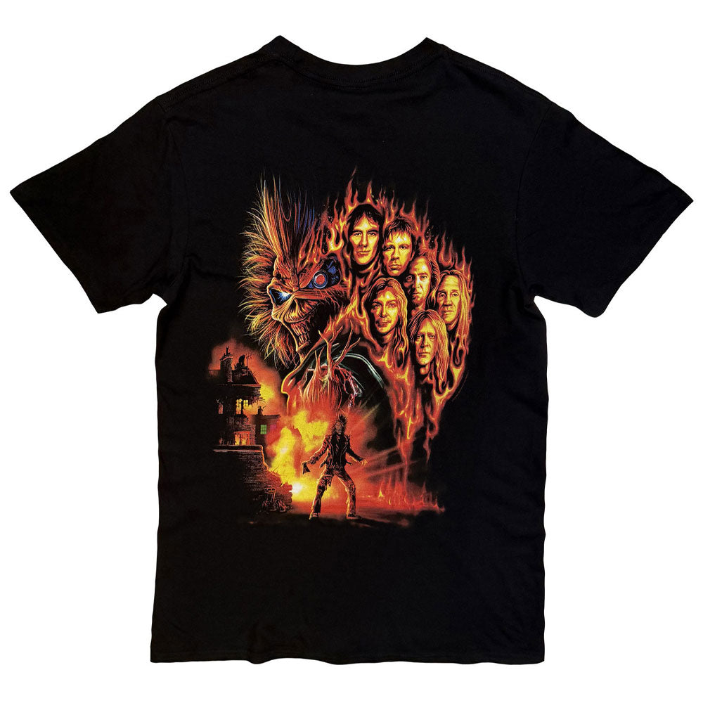 Iron Maiden Burning Ambition Text Logo T Shirt product image 1
