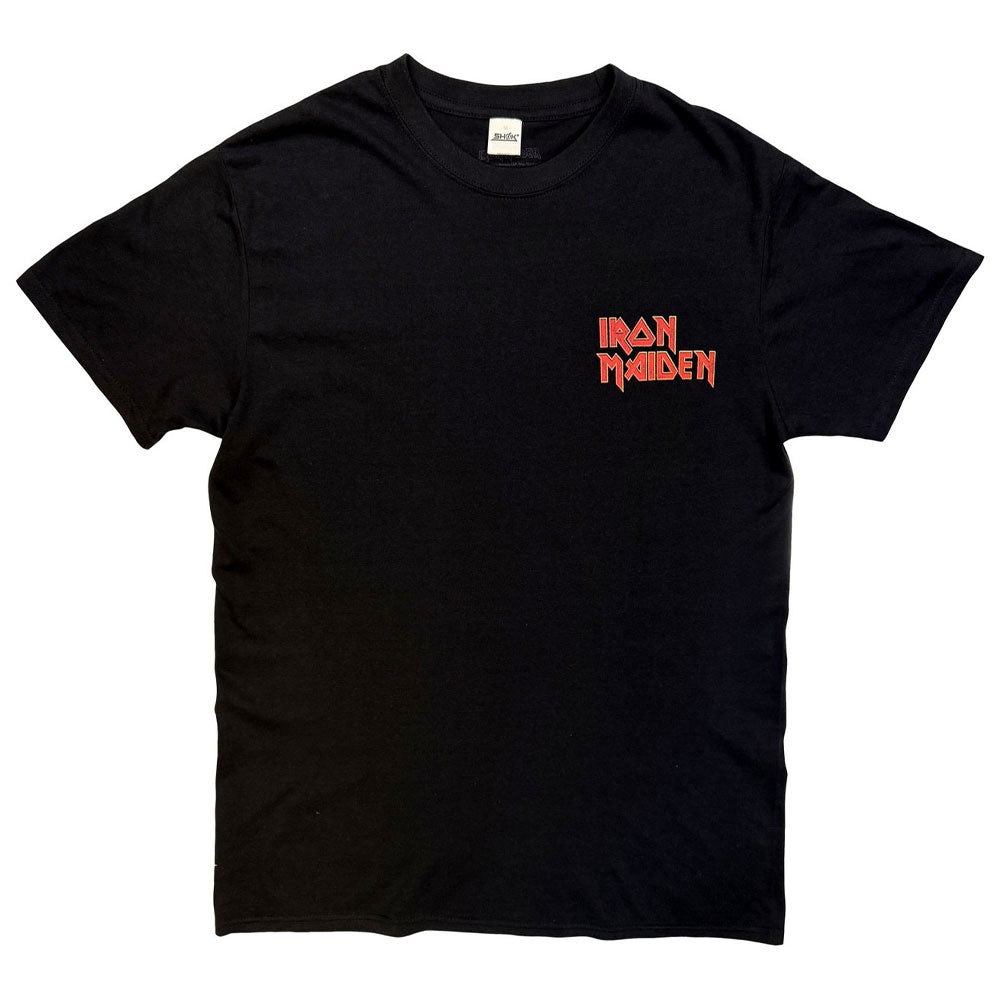 Iron Maiden Burning Ambition Pocket Logo T Shirt product image 1