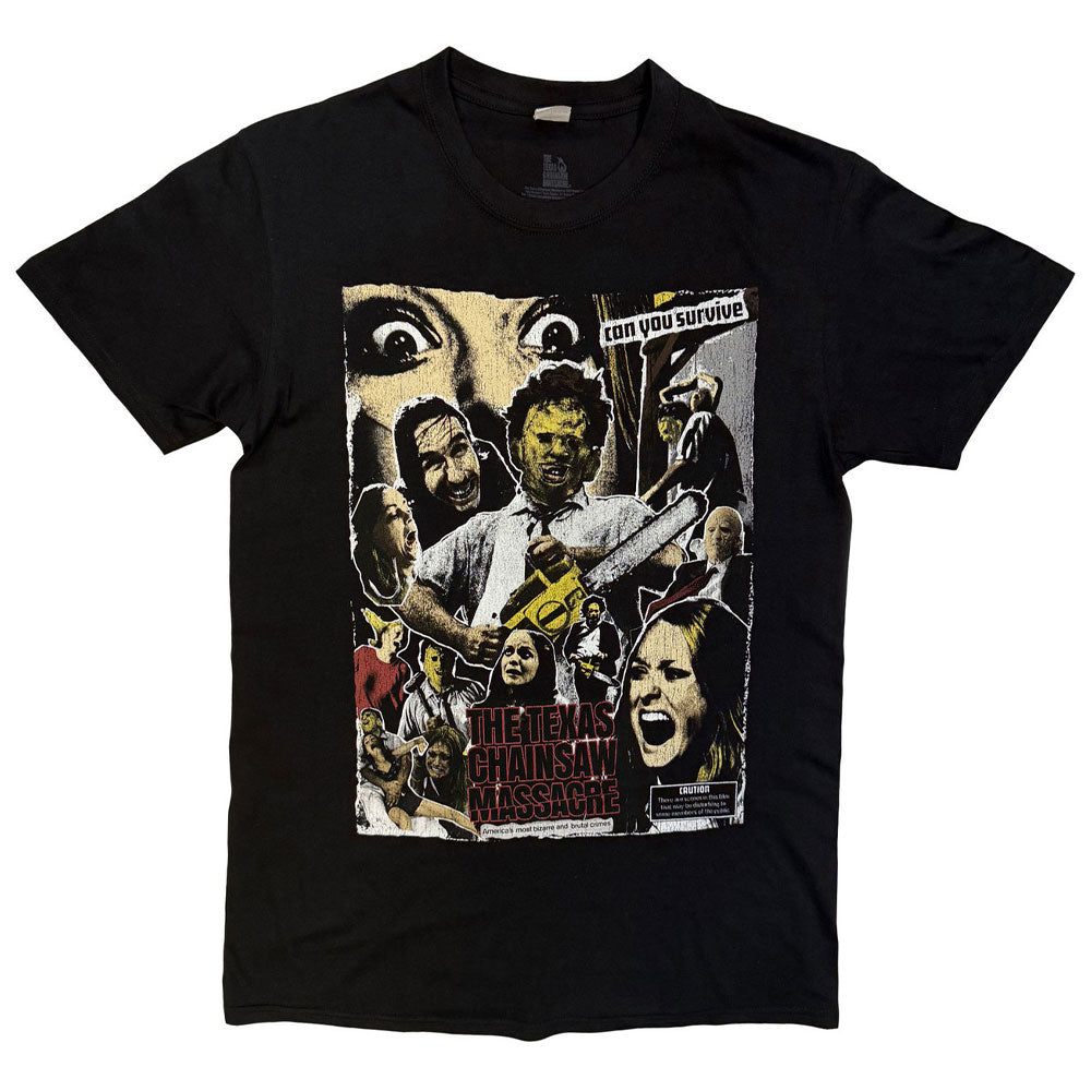The Texas Chainsaw Massacre Collage Front T Shirt product image 1