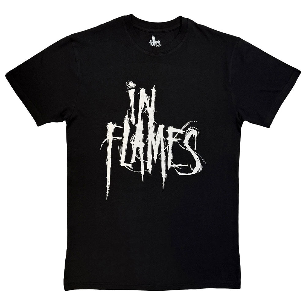In Flames Band Logo Mono T Shirt product image 1