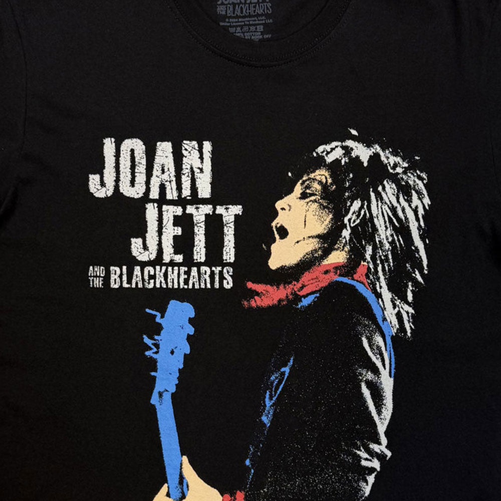 Joan Jett & The Blackhearts Blue Guitar T Shirt product image 2