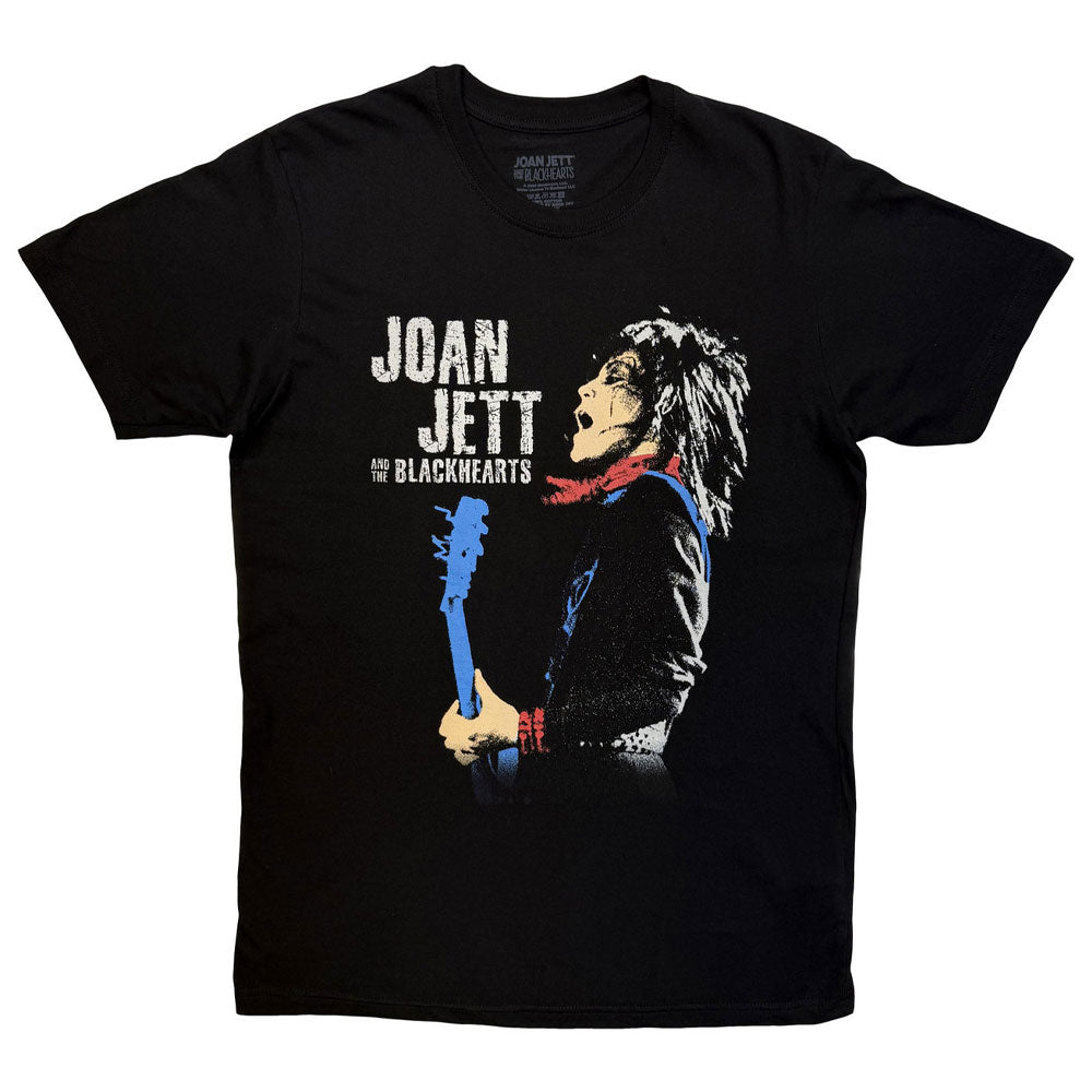 Joan Jett & The Blackhearts Blue Guitar T Shirt product image 1