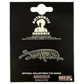 Jimi Hendrix Signature Logo Pin Badge