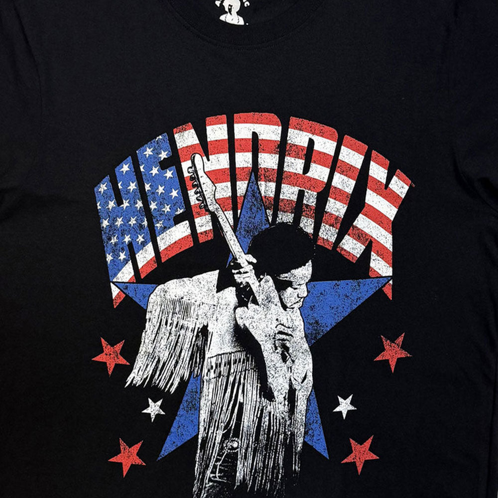 Jimi Hendrix Stars And Stripes Logo T Shirt product image 2