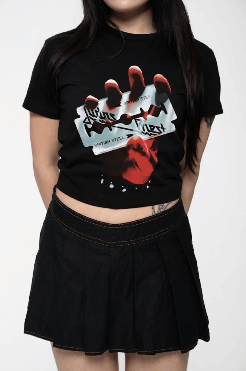 Judas Priest British Steel Crop Top product image 3