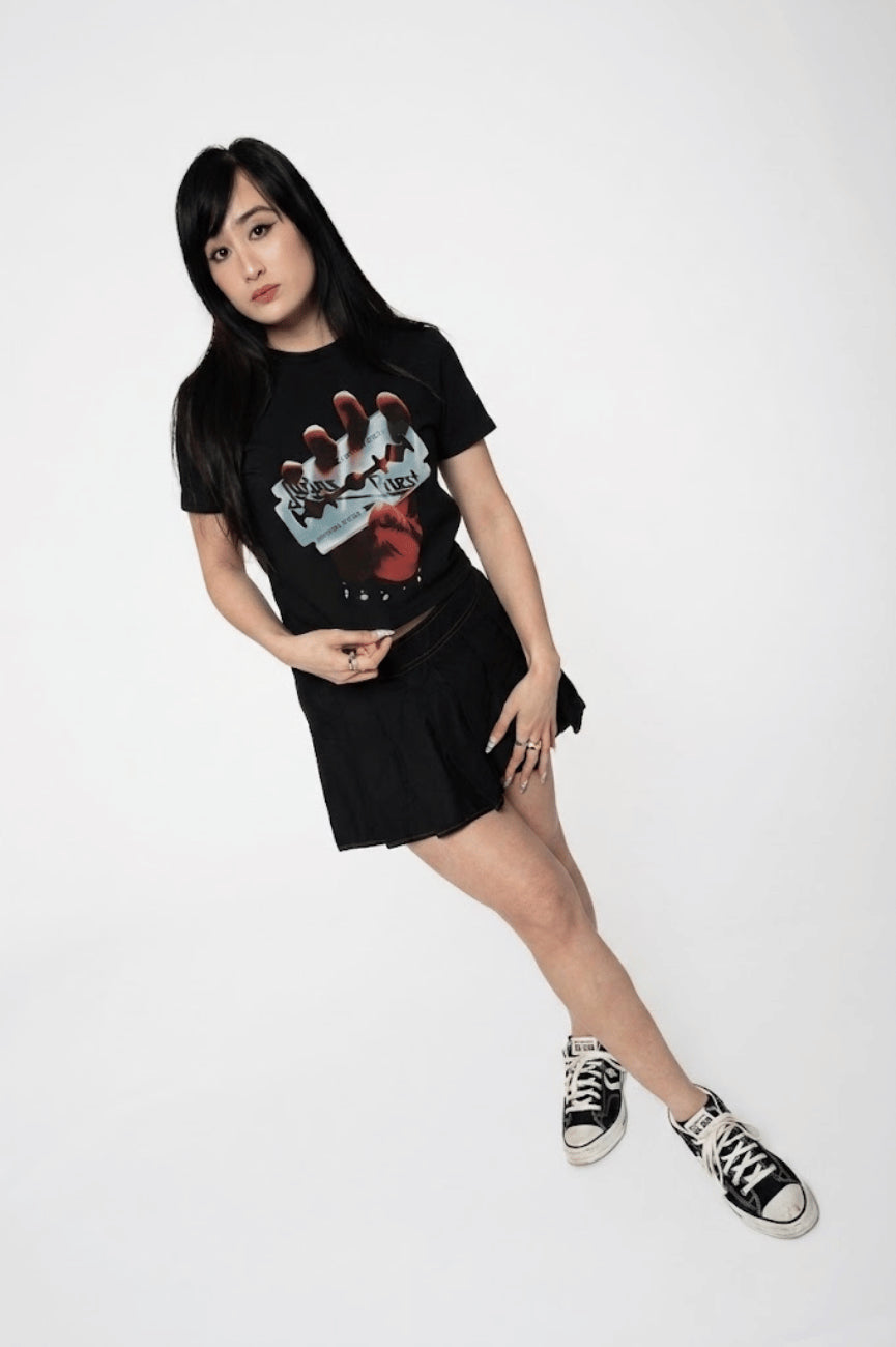 Judas Priest British Steel Crop Top product image 5