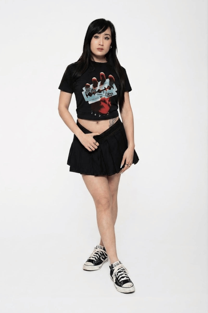Judas Priest British Steel Crop Top product image 2