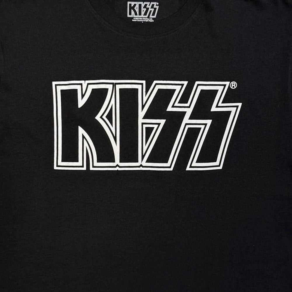 KISS Band Logo Mono T Shirt product image 2