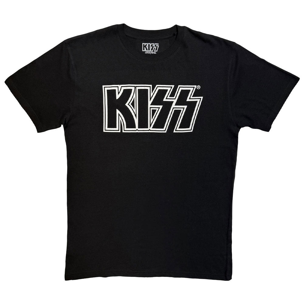 KISS Band Logo Mono T Shirt product image 1