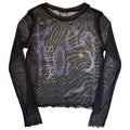 Korn Issues Boxed band Logo Mesh Crop Top product image 1