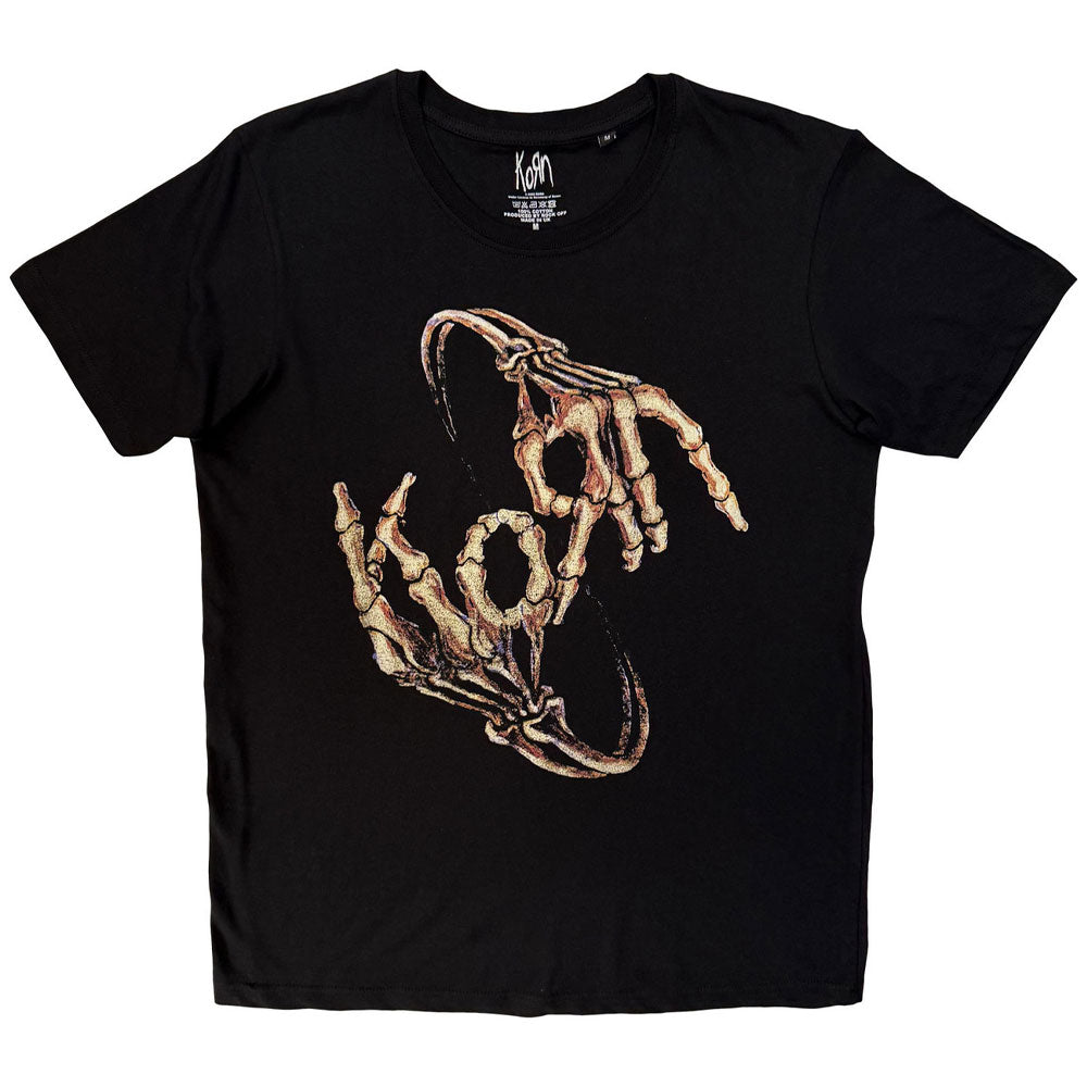 Korn Skeleton Hands T Shirt product image 1