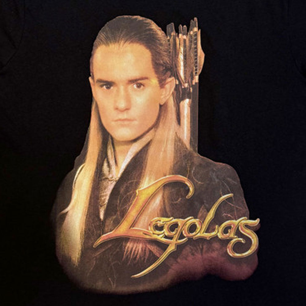 Lord of the Rings Legolas Gold Text T Shirt product image 2